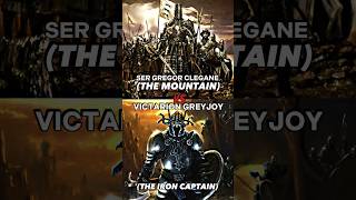 Gregor Clegane VS Victarion Greyjoy Who wins gameofthrones vs asoiaf fyp got hotd versus [upl. by Ythomit]