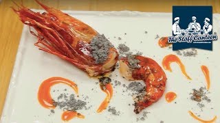 2 Michelin star chef José Avillez creates red shrimps and Portuguese style “Pot au feu” recipe [upl. by Annat]