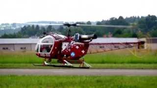 Swiss Heli Challenge 2013 Scale Turbine Helicopter Lama SA315B [upl. by Maze]