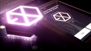 EXO VERSION 2 OFFICIAL LIGHTSTICK  TutorialSet up [upl. by Allevon]