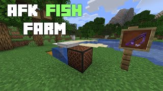 Minecraft AFK Fishing Farm Tutorial [upl. by Anytsirhc]