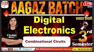 37 Digital Electronics UPBTE 3rd Semester आगाज बैच  JE CLASSES Meerut  Upbte 3rd Semester [upl. by Neerol]