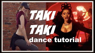 Taki Taki Dance Moves Tutorial For Beginners I Get Dance Music Video Dance Tutorial [upl. by Balling]