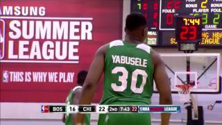 Guerschon Yabusele Highlights vs Chicago Bulls at Las Vegas SL 10 points [upl. by Yessej156]