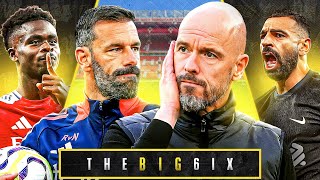 TEN HAG SACKED AFTER WEST HAM L  LIVERPOOL DRAW AT ARSENAL  SPURS LOSE TO PALACE  The Big 6ix [upl. by Raddie]