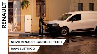 novo Renault Kangoo ETech 100 elétrico  a revolução em movimento [upl. by Wenda554]