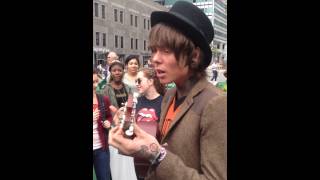 Christofer Drew Playing on the street in NYC [upl. by Briney296]