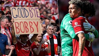 Roberto Firmino Emotional Farewell From Liverpool Players amp Fans [upl. by Ninaj]