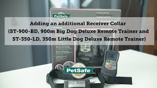 Adding an additional Receiver Collar ST900BD Big amp ST350LD Little Dog Deluxe Remote Trainer [upl. by Ecertal234]