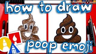 How To Draw The Poop Emoji 💩 [upl. by Handbook]