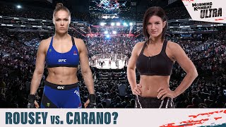 How Big Would Ronda Rousey vs Gina Carano Be  Morning Kombat Ultra [upl. by Casmey]