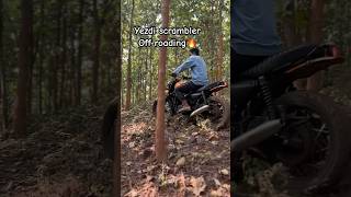 Offroad trail😎 testing yezdi offroading bikelover offroadingvideos [upl. by Hay946]