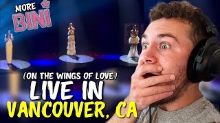 BINI GWEN COLET JHOANNA  ON THE WINGS OF LOVE Cover live in Vancouver Canada REACTION [upl. by Ayotahs627]