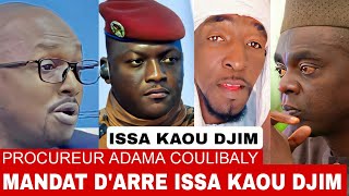 ISSA KAOU DJIMMANDAT DARRÊT PROCUREUR ADAMA COULIBALY BURKI [upl. by Renba]