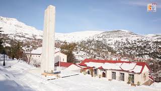 Musée ifri Ouzellaguen sous la neige  Web Tv Timegdal [upl. by Annaicul]