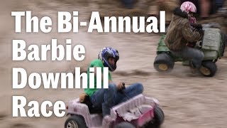 The BiAnnual Downhill Barbie Race Is Too Cool [upl. by Evelina]