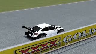 Assetto corsa Oran park Subaru WRX STi GT3 107573 [upl. by Thessa]