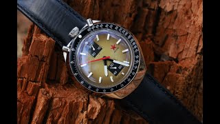 Red Star Bullhead Best AliExpress Bullhead Mechanical Chrono [upl. by Roxane552]