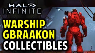 Warship Gbraakon All Collectibles Location  Halo Infinite Collectibles Guide [upl. by Kirenoj]