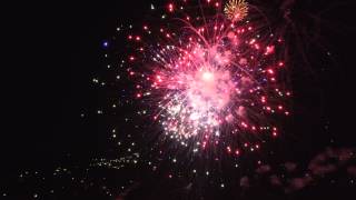 Fireworks Show Filmed by Drone  St Clair Country Club Fireworks Show 2015 [upl. by Ruff253]