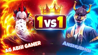 AG ABHI GAMER 🔥VS ANSHUBHAI 🔥 1VS1 CUSTOM MATCH GAMEPLAY 🎯IN FREE FIRE 2024 [upl. by Nissensohn13]