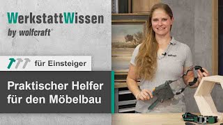 Bandspanner PRO Praktischer Helfer für den Möbelbau  WerkstattWissen  wolfcraft [upl. by Seta393]