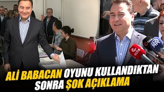 SonDakika Ali Babacan Oyunu Kullandıktan Sonra Şok Açıklama [upl. by Irbmac838]