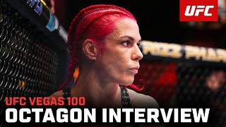 Gillian Robertson Octagon Interview  UFC Vegas 100 [upl. by Isaiah326]