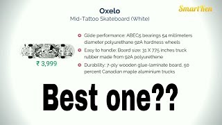 6 best skateboard in India under 4000 rupees [upl. by Nailluj]