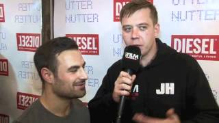 DINO amp GEORGE GEORGIADES TOWIE INTERVIEW FOR iFILM LONDON  UTTER NUTTER STORE LAUNCH [upl. by Jesselyn]