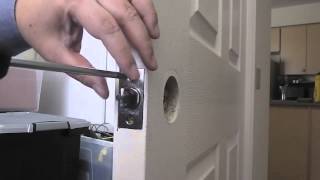 Unboxing amp installing a keyed entry door knob ASMR [upl. by Timus]