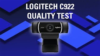 Logitech C922 Quality Sample [upl. by Annelise]