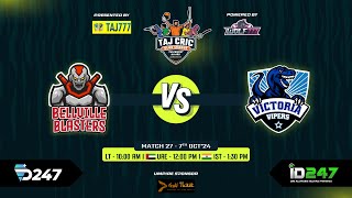 TCCL  Match 27  Bellville Blasters vs Victoria vipers [upl. by Sitra783]