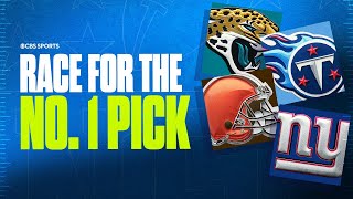 Race for the No 1 Pick in the 2025 NFL Draft Giants Raiders Browns Jaguars amp Titans in the mix [upl. by Vel386]