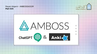 AMBOSS ChatGPT amp Anki [upl. by Egoreg]