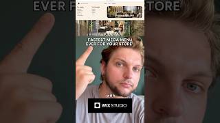 Fastest mega menu ever for your store thanks to WixStudio foryou website webdesign [upl. by Lednem155]