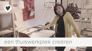 een thuiswerkplek creëren  vtwonen  weer verliefd op je huis [upl. by Notnirb]