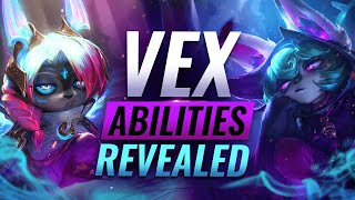 NEW CHAMPION VEX ALL ABILITIES REVEALED  League of Legends [upl. by Kcirdor704]