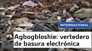 Vertedero de basura electrónica en Ghana 🇬🇭 [upl. by Cirred]