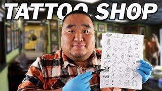 ASMR  Realistic Tattoo Shop  Full Experience [upl. by Danialah]