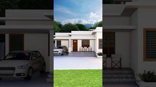 1400 sq ft house design planelevation3D home keralahomedesign [upl. by Fernyak]