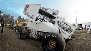 GoPro Kyle Larson Rips Up Sprint Car Dirt Track [upl. by Niliac475]