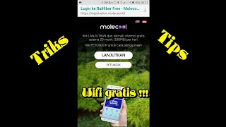 Trik cara koneksikan wifi balifiber molecool free gratis 100 [upl. by Llerod]