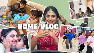 Home Vlog  Diwali 🪔 Dance 💃 Food🍛 [upl. by Will]