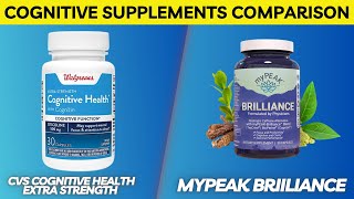 Best Cognitive Supplements CVS Cognitive Health Extra Strength Supplement vs myPeak Brilliance [upl. by Boniface833]