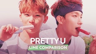 SEVENTEEN  Pretty U Line Comparison 「Love amp Letter Repackage Ver」 [upl. by Trula]