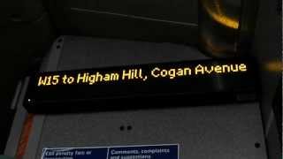 W15 to Higham Hill Cogan Avenue [upl. by Roshan]