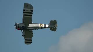 Fairey Swordfish Mk I Summer Air show DDay 80 Duxford 2024 [upl. by Gerdi]