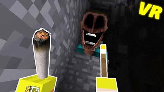 Getting Stoned in VR Horror Minecraft [upl. by Attenyt669]