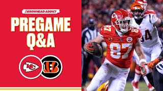 Kansas City Chiefs vs Cincinnati Bengals live pregame QampA [upl. by Mochun]